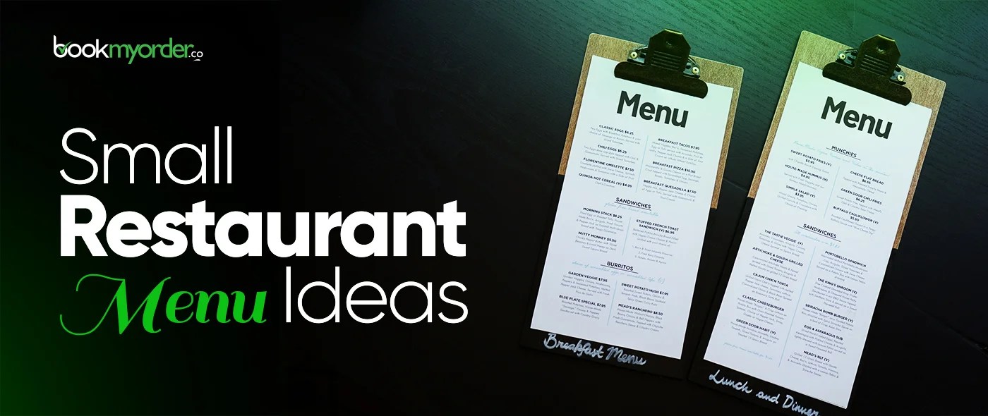 Small Restaurant Menu Ideas